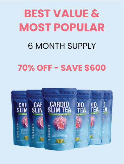 Cardio Slim Tea-6-bottle